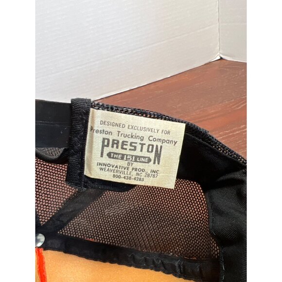 Vintage Preston The 151 Line Snapback Patch Trucker Hat X3 - Picture 4 of 4